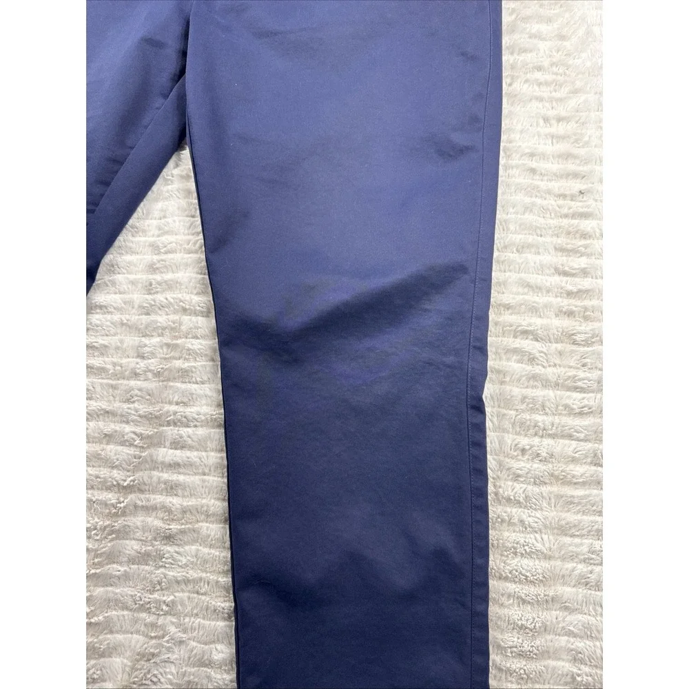 Peter Millar EB66 Mens Size 40x32 Golf Pants‎ Crown Sport Navy Blue EUC Comfy
